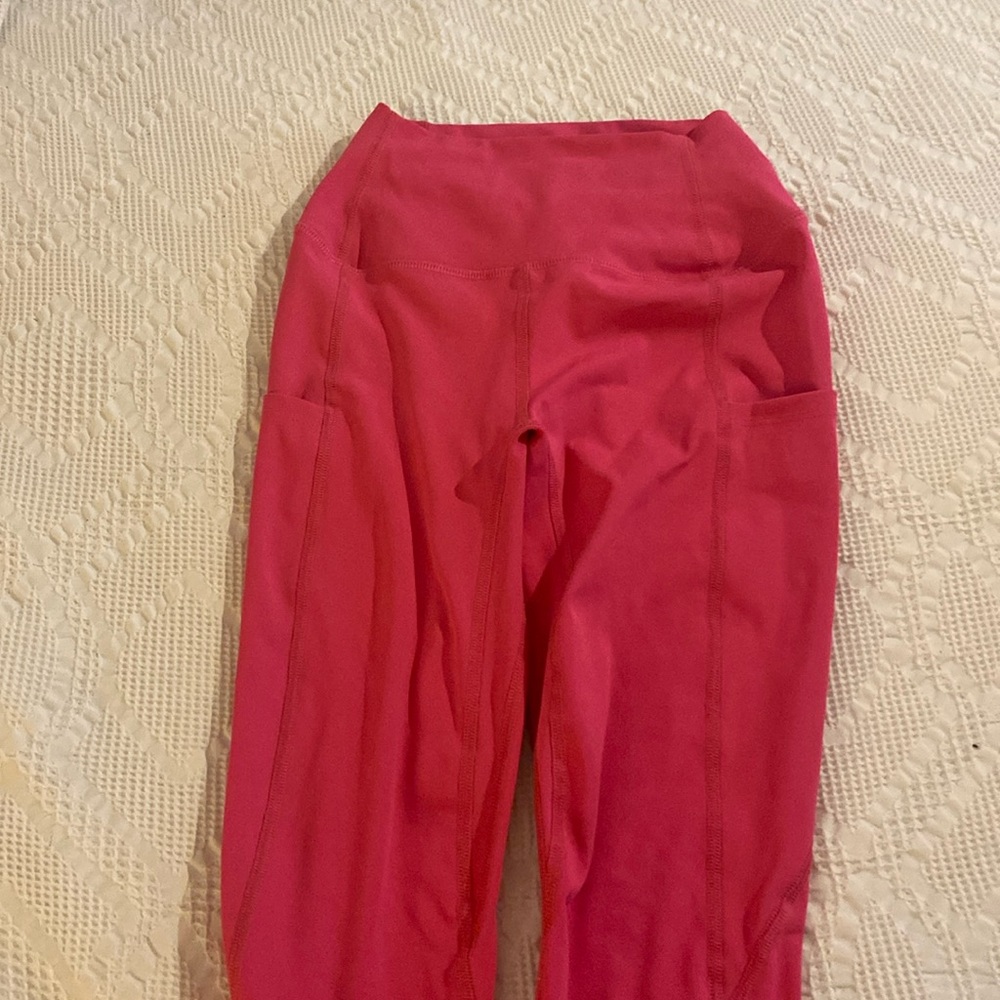 Pink five dancewear leggings size extra small adult